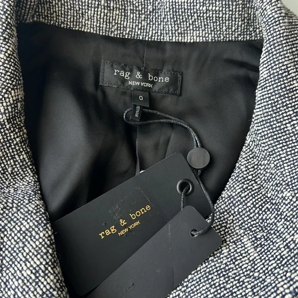 rag & bone Slade Tweed Mini Dress Sz 0 - Picture 15 of 15